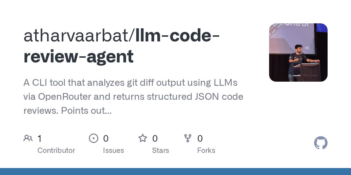 LLM Code Review Agent preview